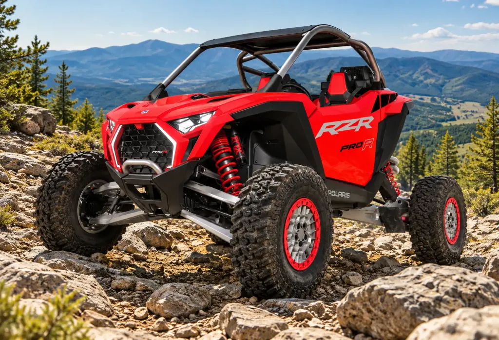 2026 Polaris RZR Pro R two-seat side-by-side built for high-speed performance
