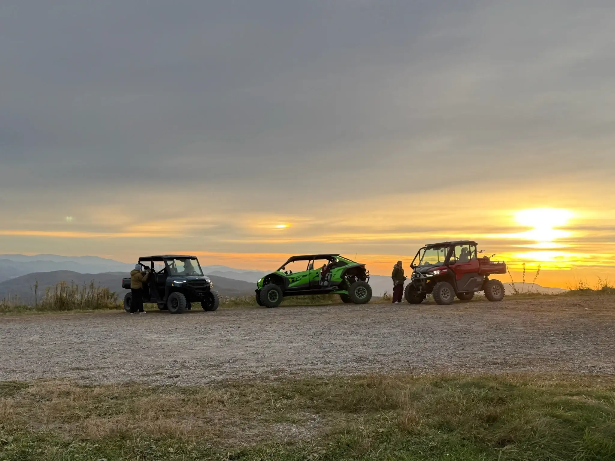 Scenic drive through the national park